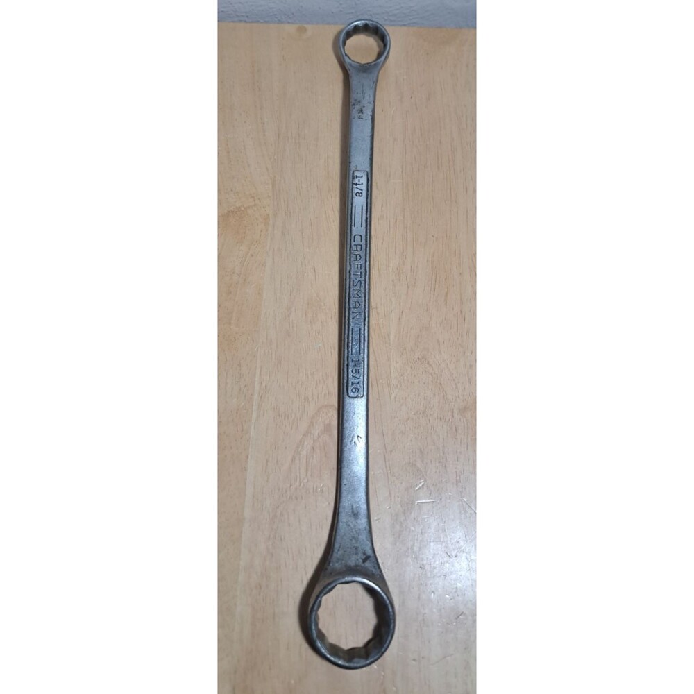 Craftsman USA 1-1/8 X 1-5/16” 12 Point Double Box End Offset Wrench